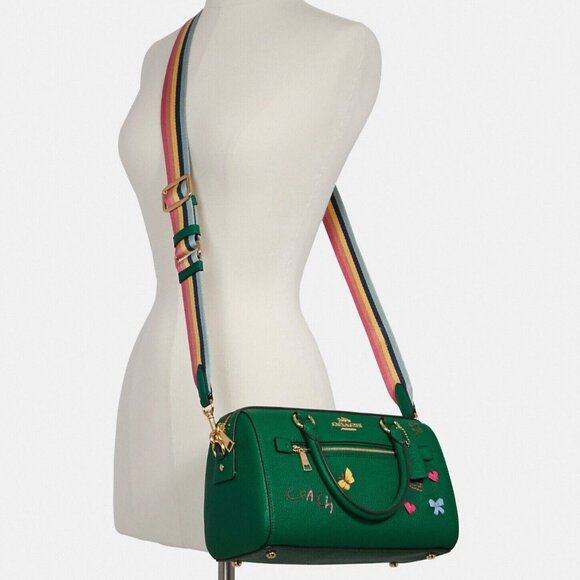 COACH Rowan Satchel with Diary Embroidery C8280 - Picture 9 of 12